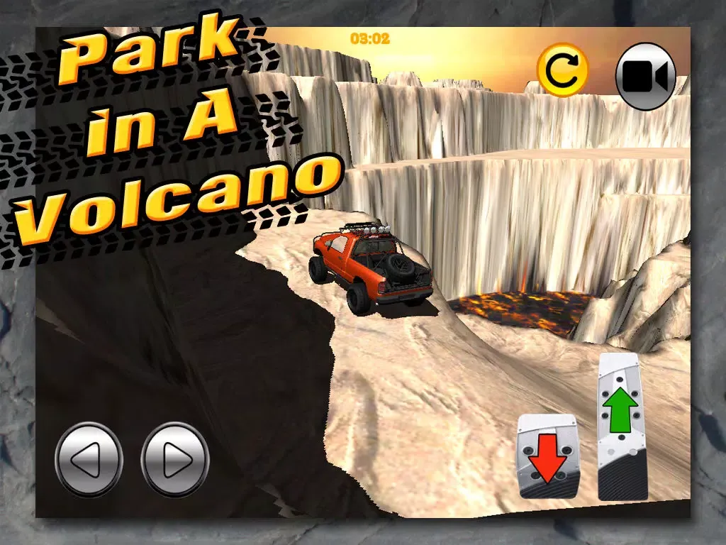Скриншоты 3D Off-Road Truck Parking Extreme - Dirt Racing Stunt Simulator FREE iPad 