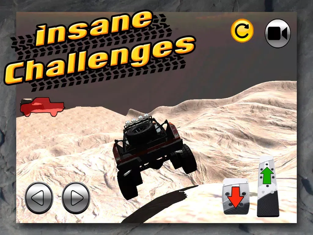 Скриншоты 3D Off-Road Truck Parking Extreme - Dirt Racing Stunt Simulator FREE iPad 