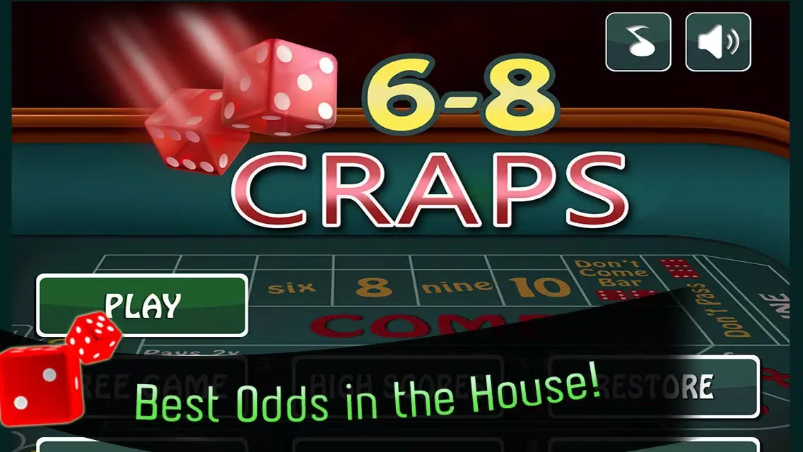 Tangkapan layar 6-8 Craps Deluxe - Hot Dice Pro Shooter FREE