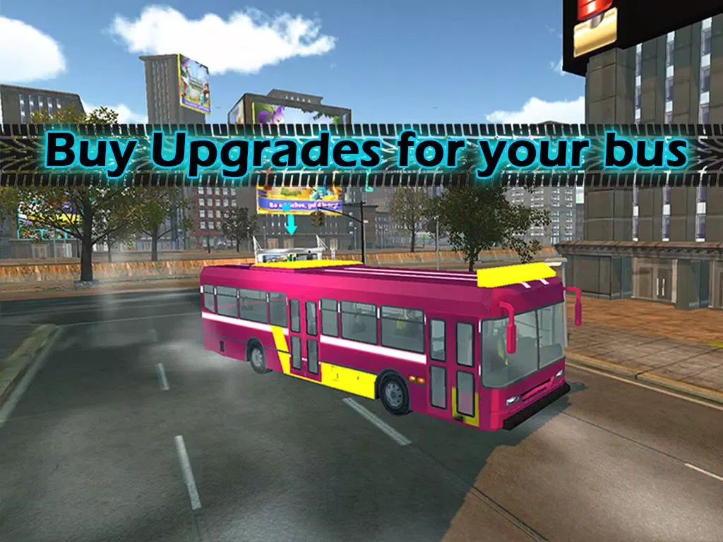 تصاویر 3D Bus City Parking Simulator - Realistic Downtown Traffic Driving XL : Free Game iPad 