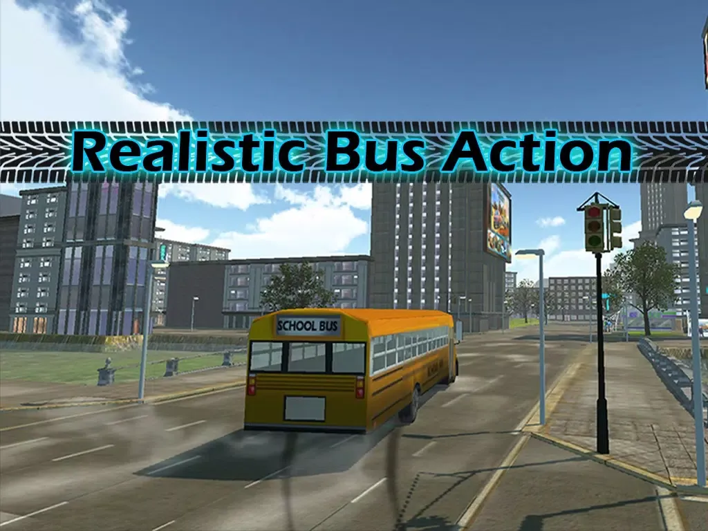 تصاویر 3D Bus City Parking Simulator - Realistic Downtown Traffic Driving XL : Free Game iPad 