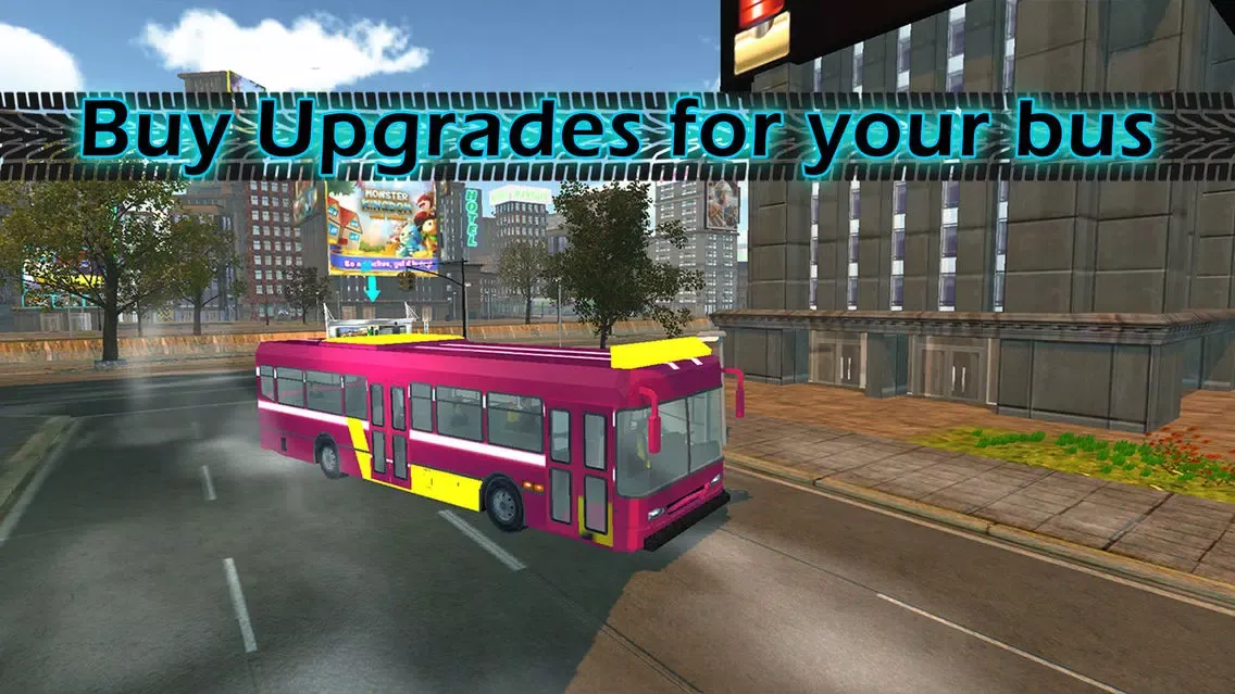 تصاویر 3D Bus City Parking Simulator - Realistic Downtown Traffic Driving XL : Free Game