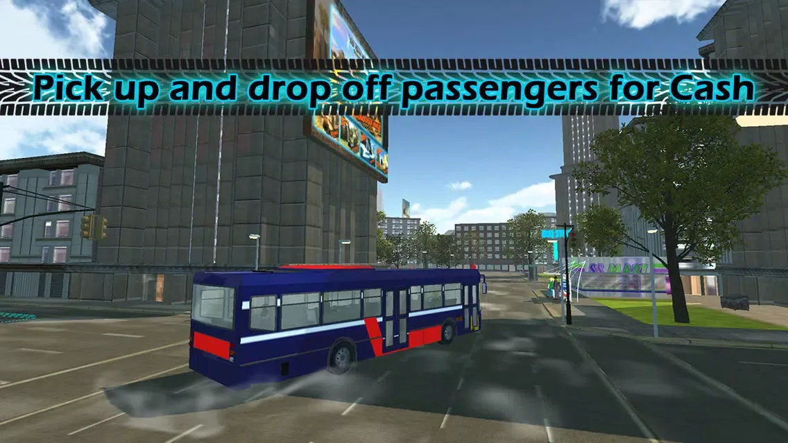 تصاویر 3D Bus City Parking Simulator - Realistic Downtown Traffic Driving XL : Free Game