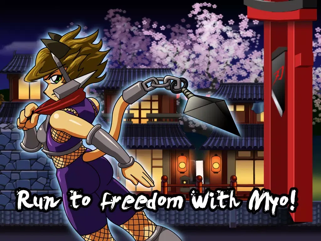Tangkapan layar Catgirl Shinobi Free: A New Ninja Run and Jump Adventure Game iPad 