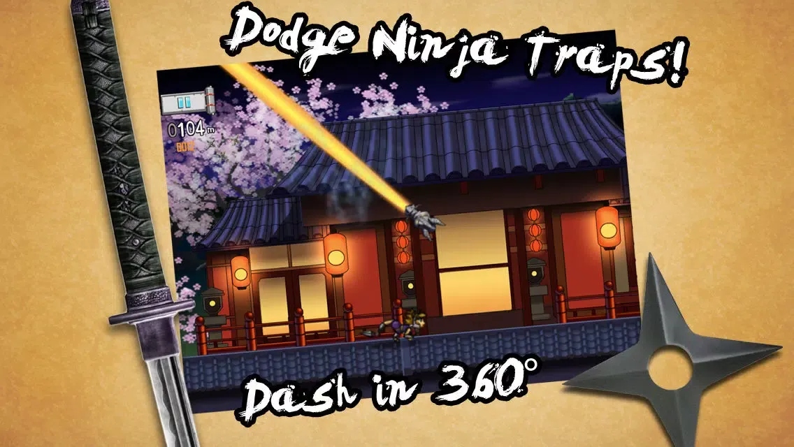 Tangkapan layar Catgirl Shinobi Free: A New Ninja Run and Jump Adventure Game