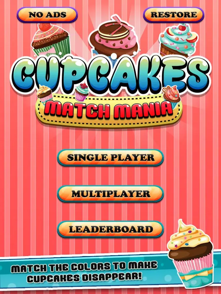 Cupcakes Match Mania - Cake Connect FREE iPad  スクリーンショット