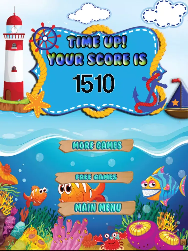 Ảnh chụp màn hình của Fish Match Mania Water Puzzle - Where's my bubble? FREE iPad 