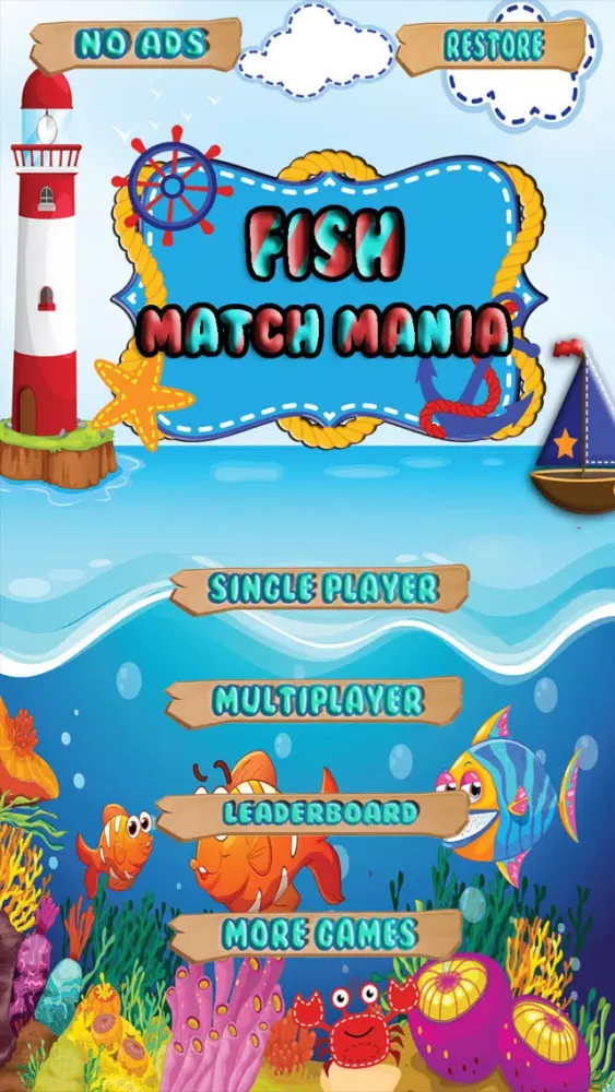 Ảnh chụp màn hình của Fish Match Mania Water Puzzle - Where's my bubble? FREE