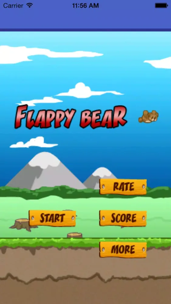 Floppy Bear thinks he’s a bird স্ক্রিনশট
