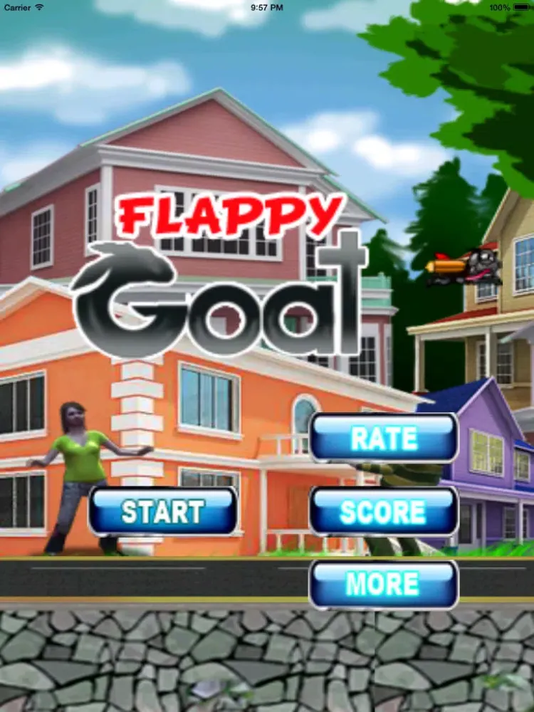 Flappy Goat iPad  스크린샷