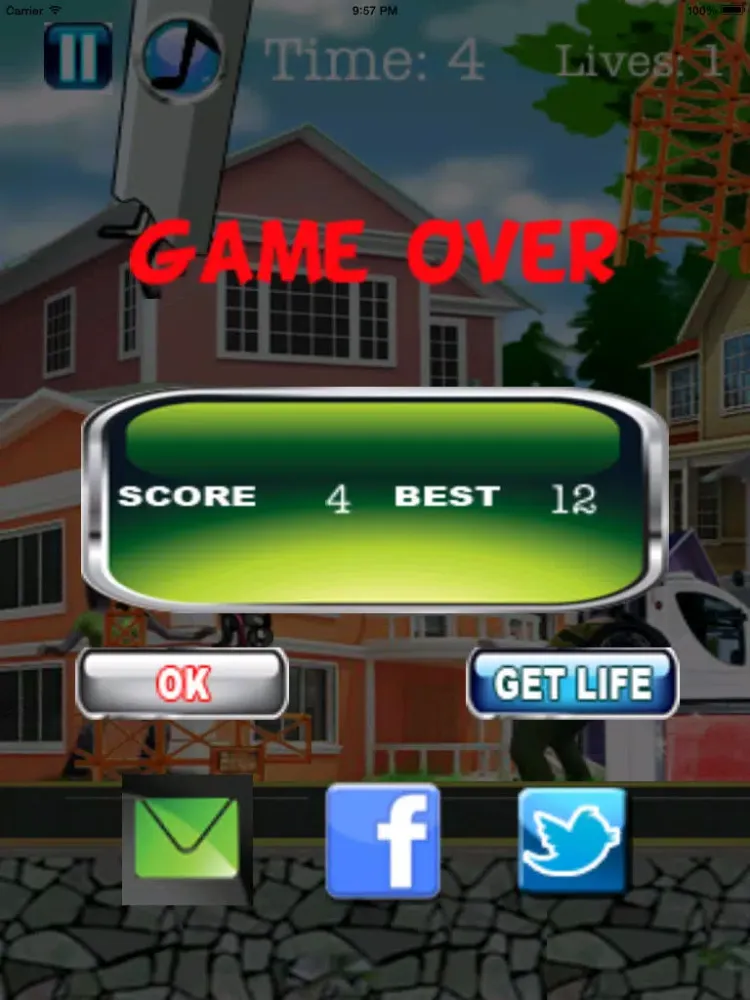 Flappy Goat iPad  스크린샷