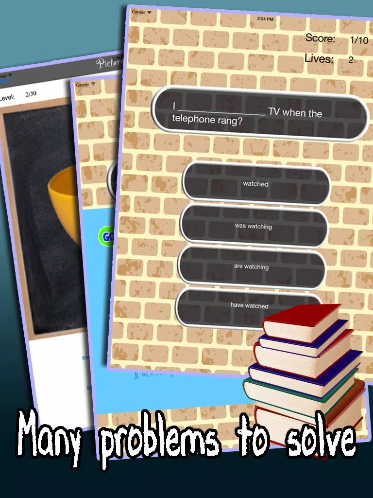 ภาพหน้าจอของ Let's Learn English - Easy Language Learning , Vocabulary and Grammar Quiz Game: Intermediate Level iPad 
