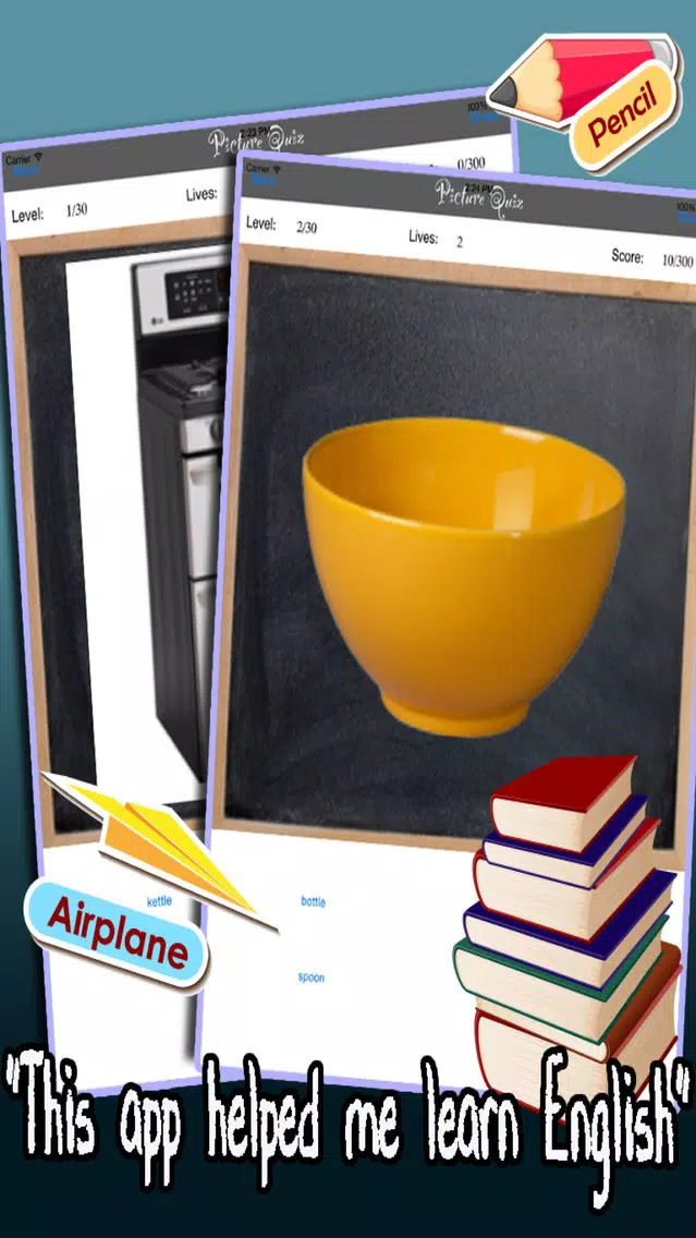 ภาพหน้าจอของ Let's Learn English - Easy Language Learning , Vocabulary and Grammar Quiz Game: Intermediate Level
