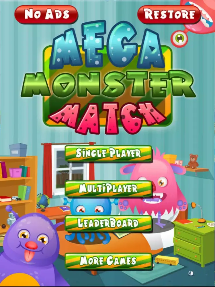 Tangkapan skrin Mega Monster Match - Connect Chains to Crush - Free iPad 