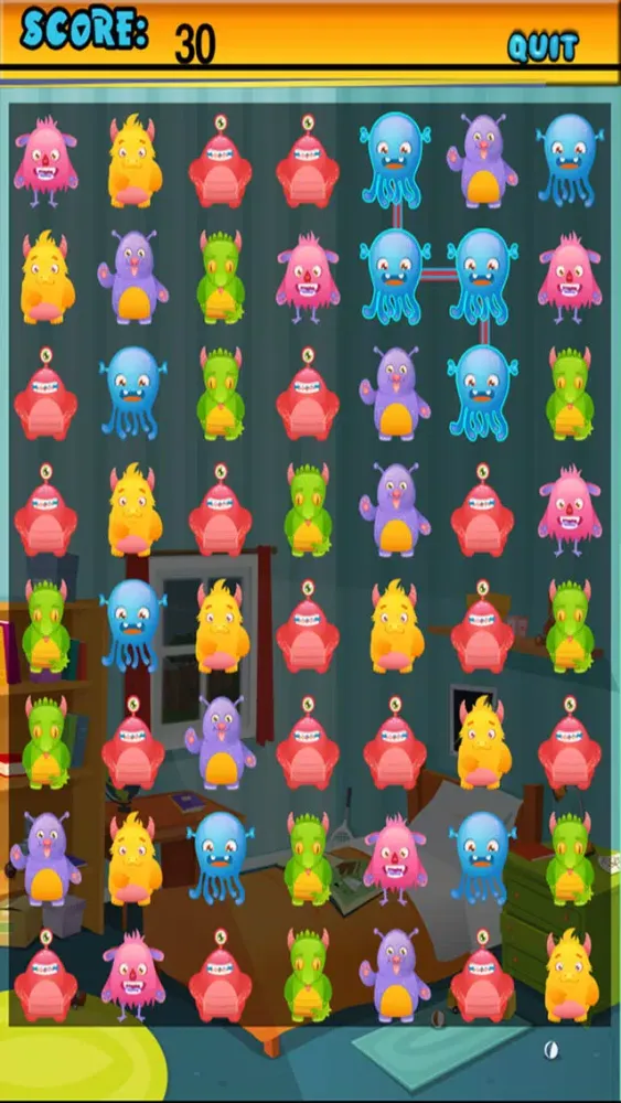Tangkapan skrin Mega Monster Match - Connect Chains to Crush - Free