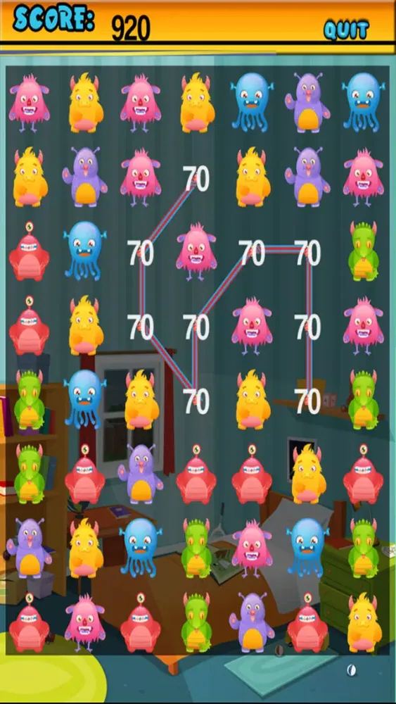 Tangkapan skrin Mega Monster Match - Connect Chains to Crush - Free