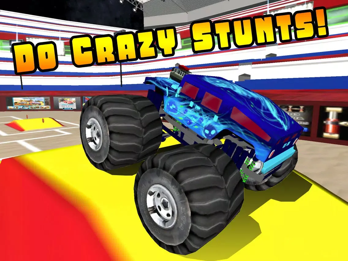 صور 3D Monster Truck Smash Parking - Nitro Car Crush Arena Simulator Game PRO iPad 