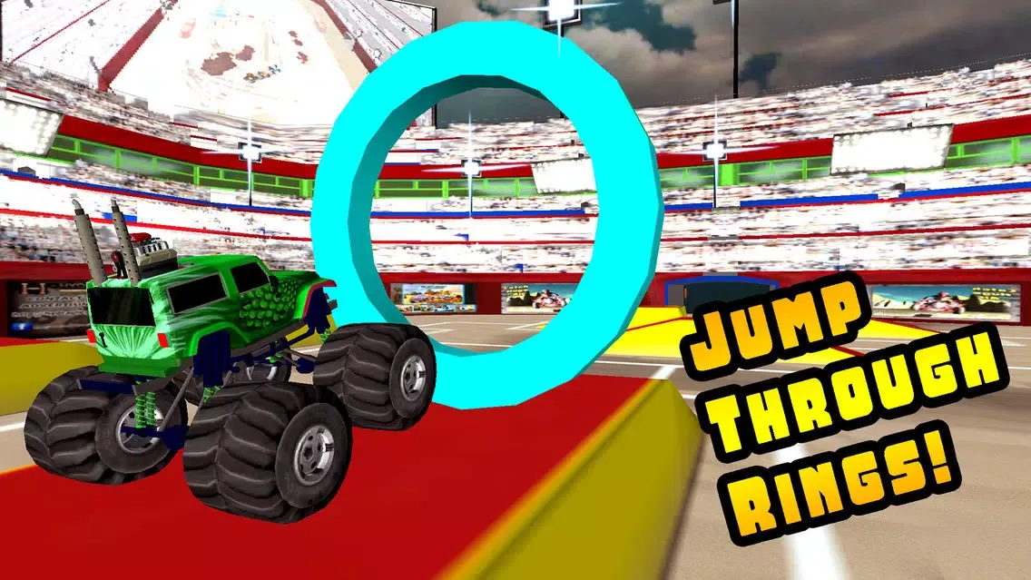 صور 3D Monster Truck Smash Parking - Nitro Car Crush Arena Simulator Game PRO