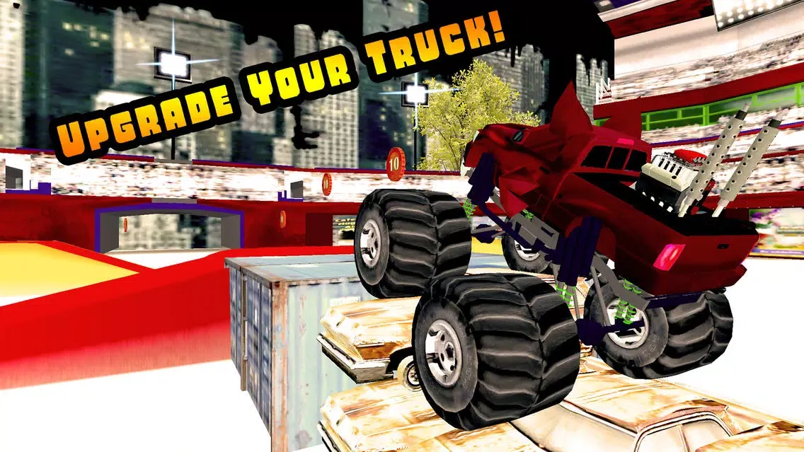 صور 3D Monster Truck Smash Parking - Nitro Car Crush Arena Simulator Game PRO