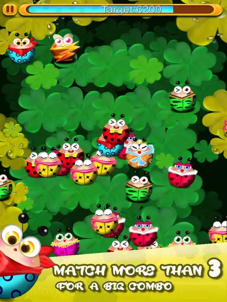 Lady Bug Match-3 Puzzle Game - Addictive & Fun Games In The App Store iPad 应用截图