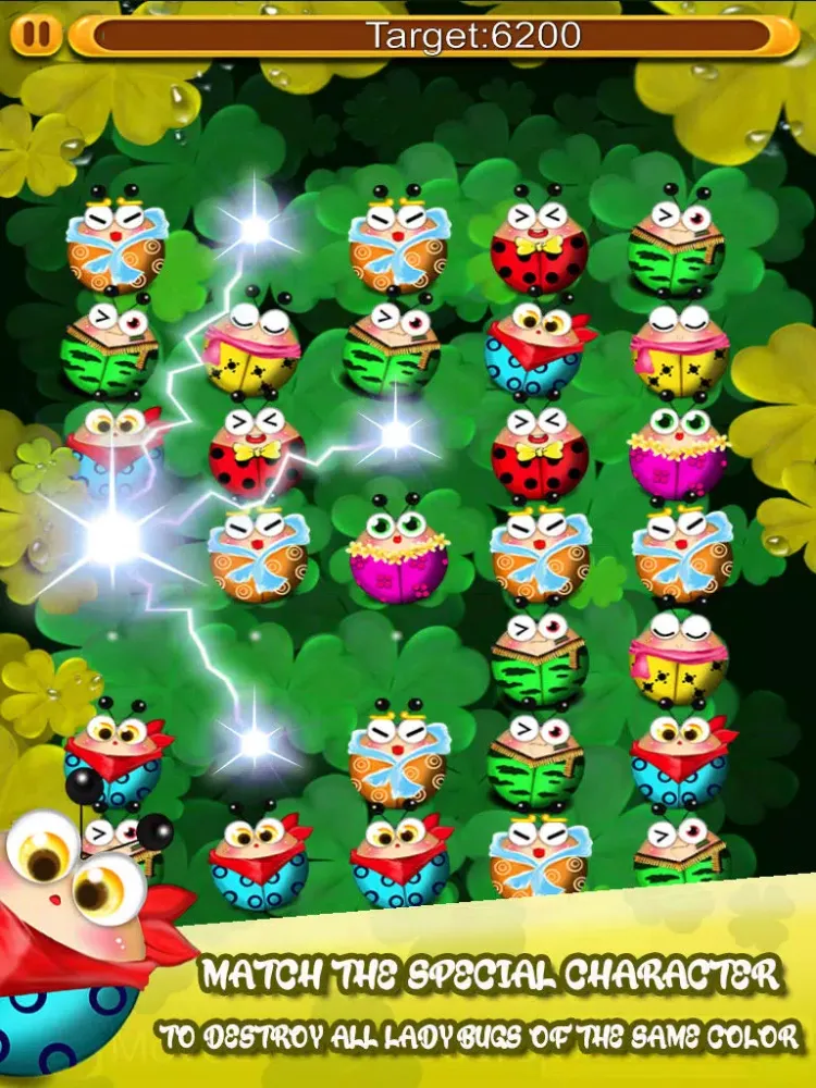 Lady Bug Match-3 Puzzle Game - Addictive & Fun Games In The App Store iPad 应用截图