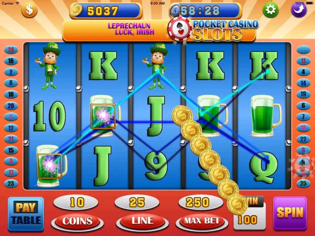 Pocket Casino Slots: Multi-Line Madness iPad  স্ক্রিনশট