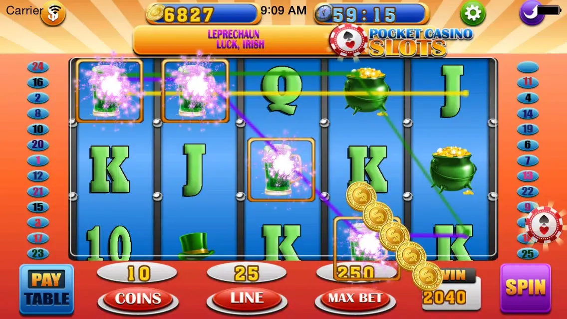 Pocket Casino Slots: Multi-Line Madness স্ক্রিনশট