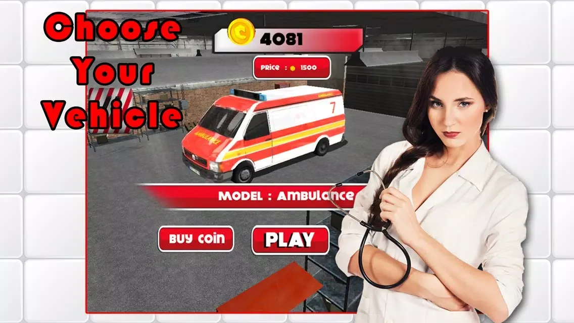 Capturas de tela do 3D Rescue Racer Traffic Rush - Ambulance, Fire Truck Police Car and Emergency Vehicles : FREE GAME