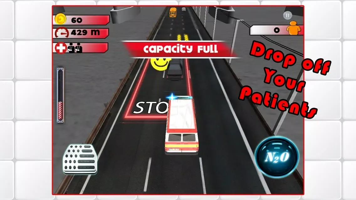 Capturas de tela do 3D Rescue Racer Traffic Rush - Ambulance, Fire Truck Police Car and Emergency Vehicles : FREE GAME