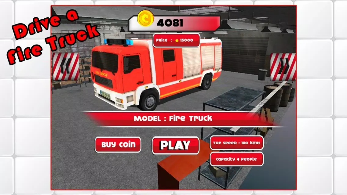 Capturas de tela do 3D Rescue Racer Traffic Rush - Ambulance, Fire Truck Police Car and Emergency Vehicles : FREE GAME