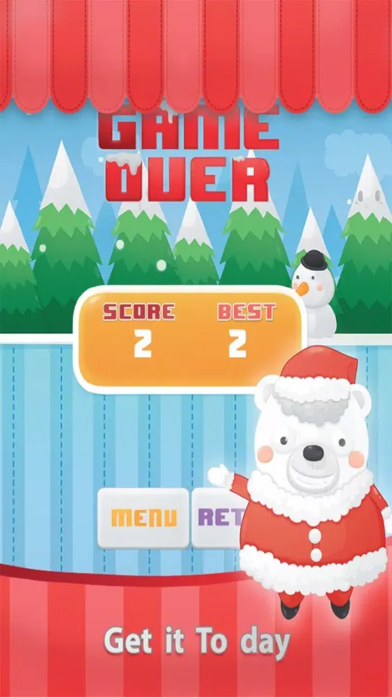 Tangkapan skrin Santa Bear Jump - Mega Christmas Teddy Leap FREE