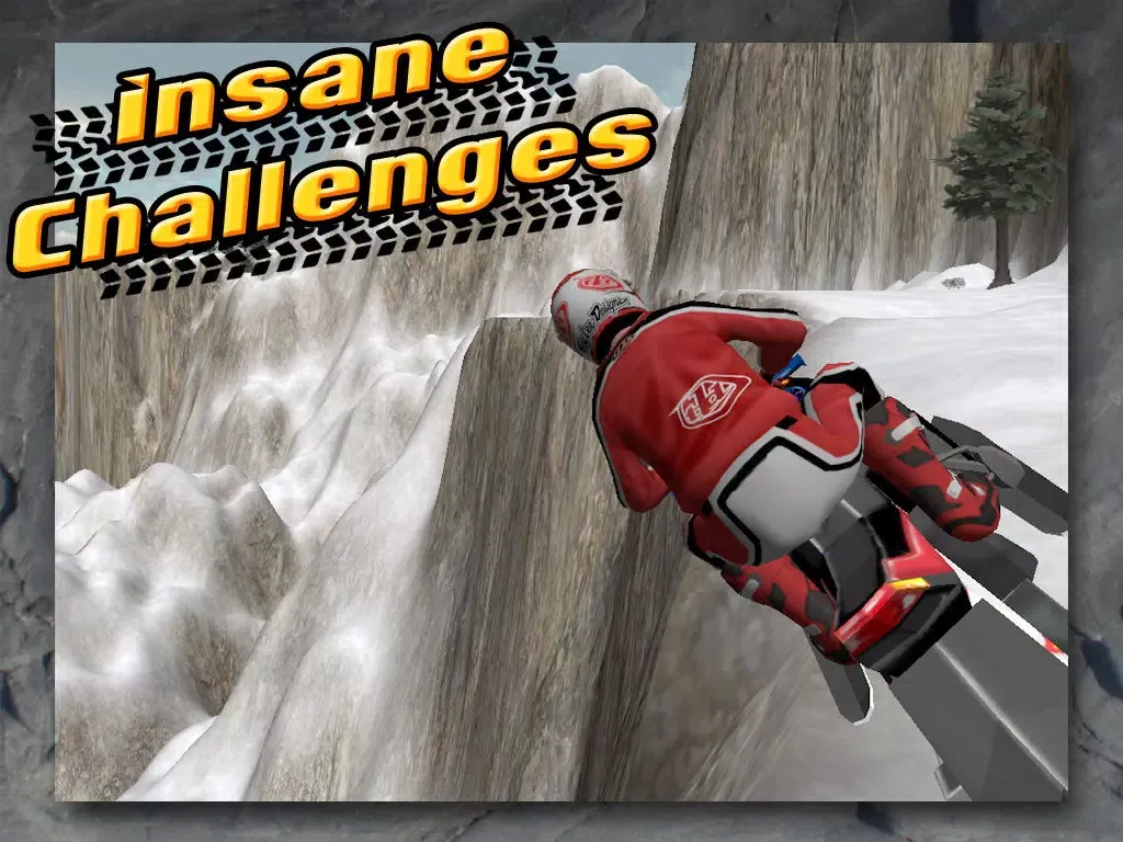 Arctic Fury 3D Off-Road Snowmobile Parking Extreme - Snow Mountain Stunt Racing Simulator FREE iPad  스크린샷