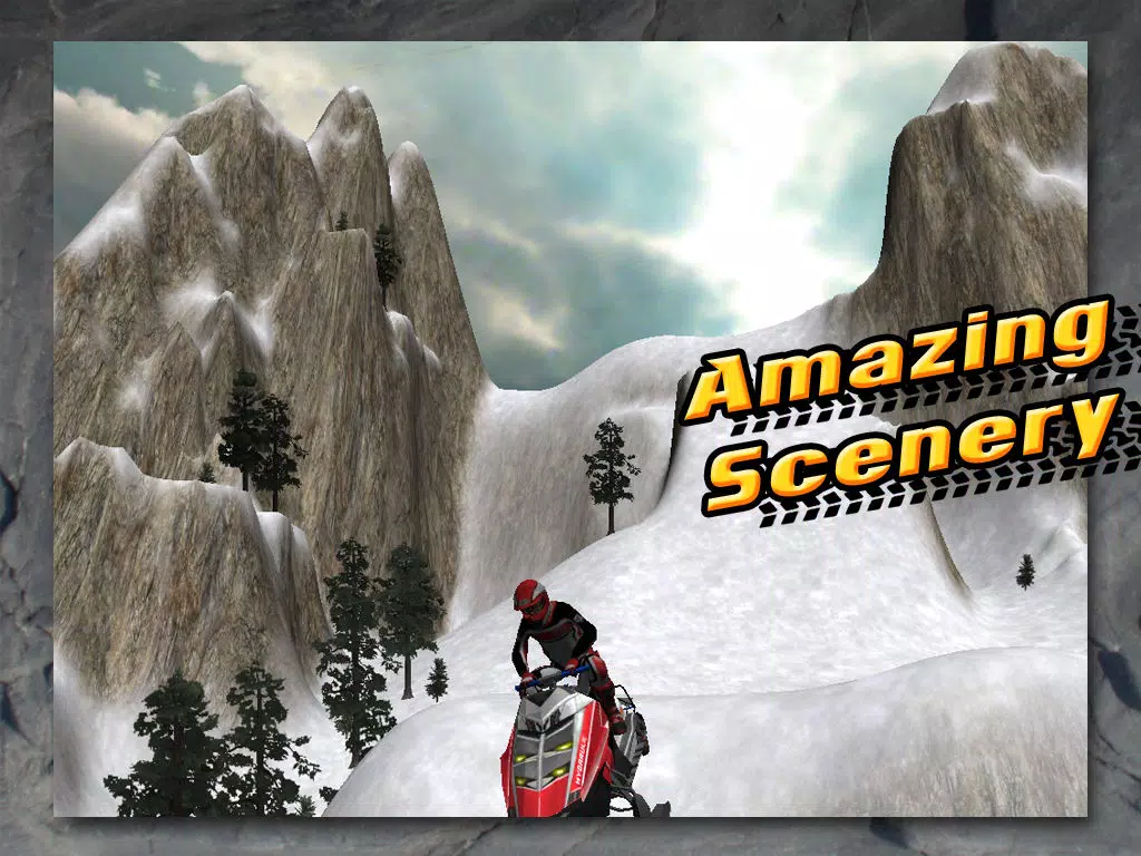 Arctic Fury 3D Off-Road Snowmobile Parking Extreme - Snow Mountain Stunt Racing Simulator FREE iPad 应用截图