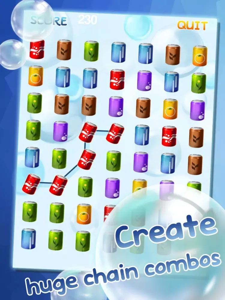 Screenshot di A New Fizzy Pop Match Mania App - Super Fun Game For Kids iPad 