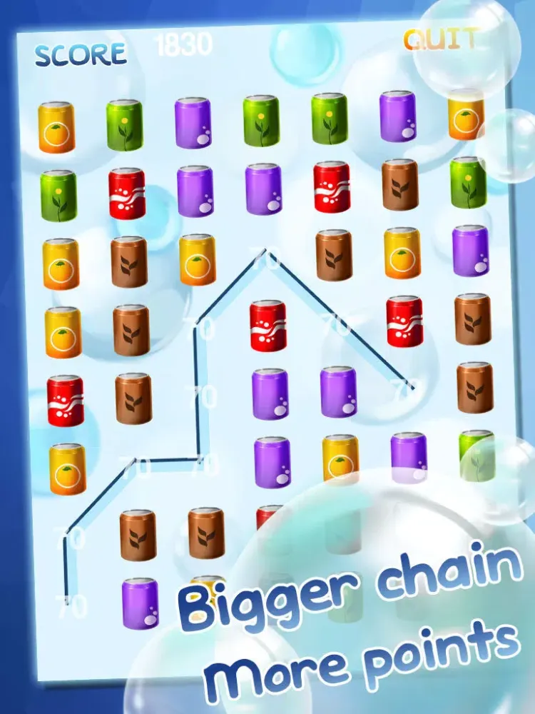 Screenshot di A New Fizzy Pop Match Mania App - Super Fun Game For Kids iPad 
