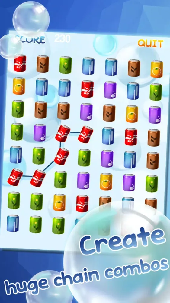 Screenshot di A New Fizzy Pop Match Mania App - Super Fun Game For Kids