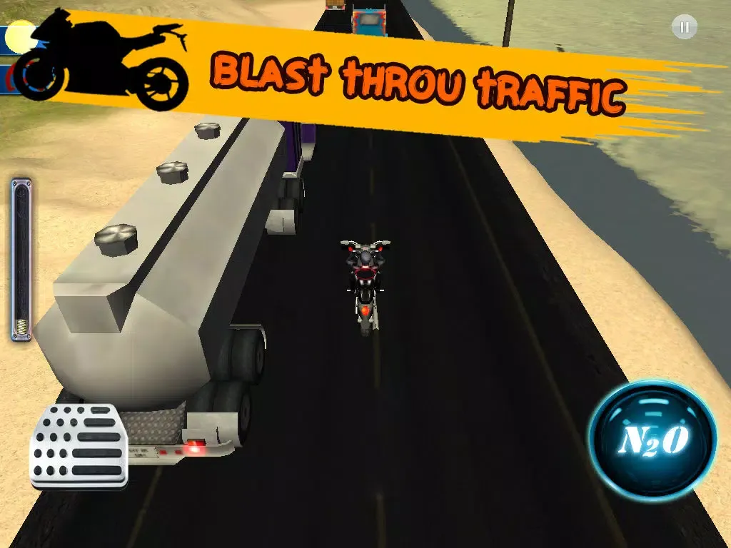 Tangkapan layar 3D SuperBike Traffic Rush Racing - High Speed Highway Rider : FREE GAME iPad 