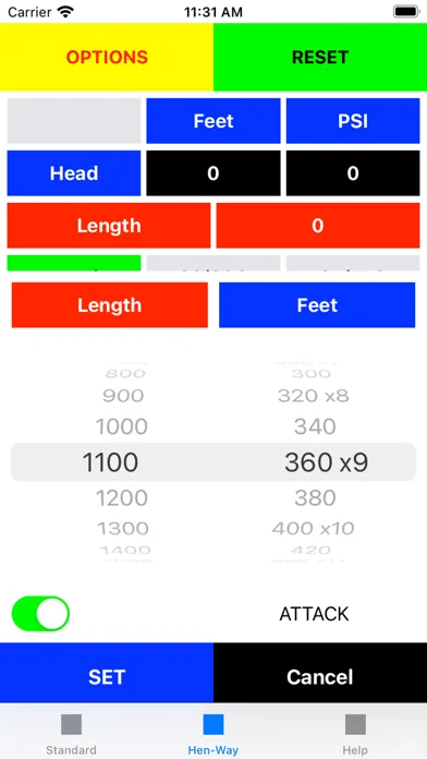 Wildland Fire Hydraulics App Screenshots