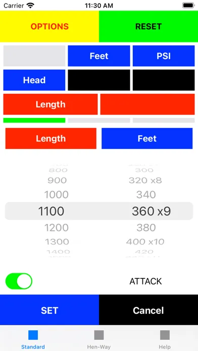 Wildland Fire Hydraulics App Screenshots