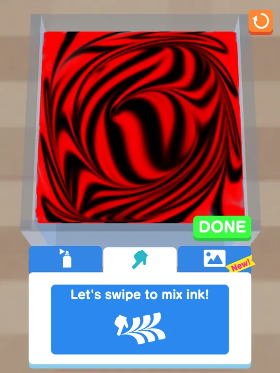 Capturas de tela do Watermarbling iPad 