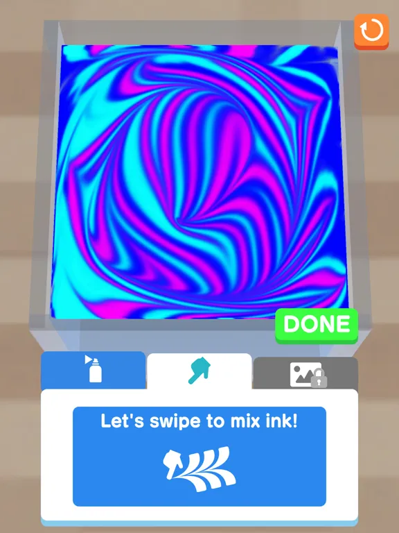 Capturas de tela do Watermarbling iPad 