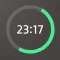 Round ms Clock - Milliseconds