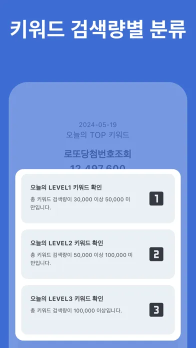 데일리 키워드 - 구글 네이버 검색광고 키워드 검색량 스크린샷