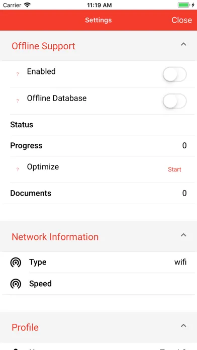 Mobile HOSS Screenshots