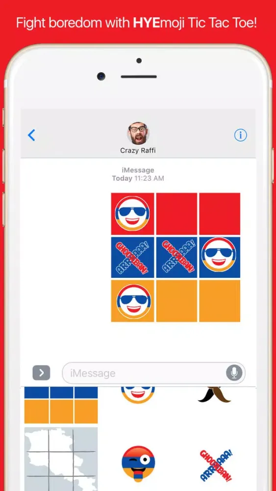 HYEmoji Tic Tac Toe - Armenia Tic Tac Toe Stickers Screenshots