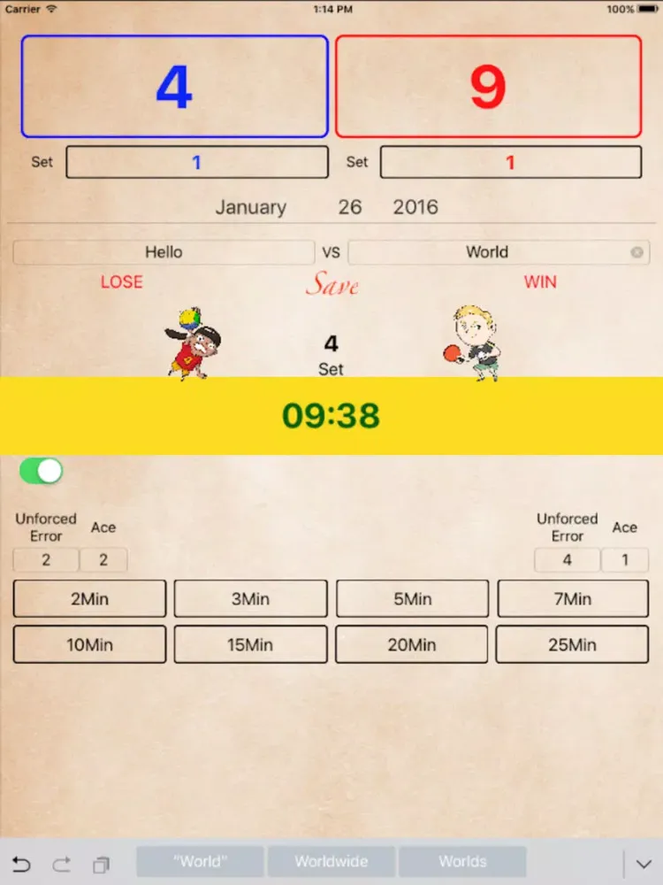 Smart Net/Court Sports iPad 應用截圖