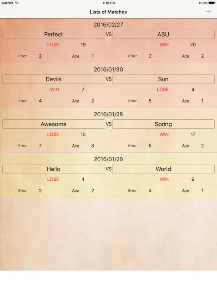 Smart Net/Court Sports iPad 應用截圖