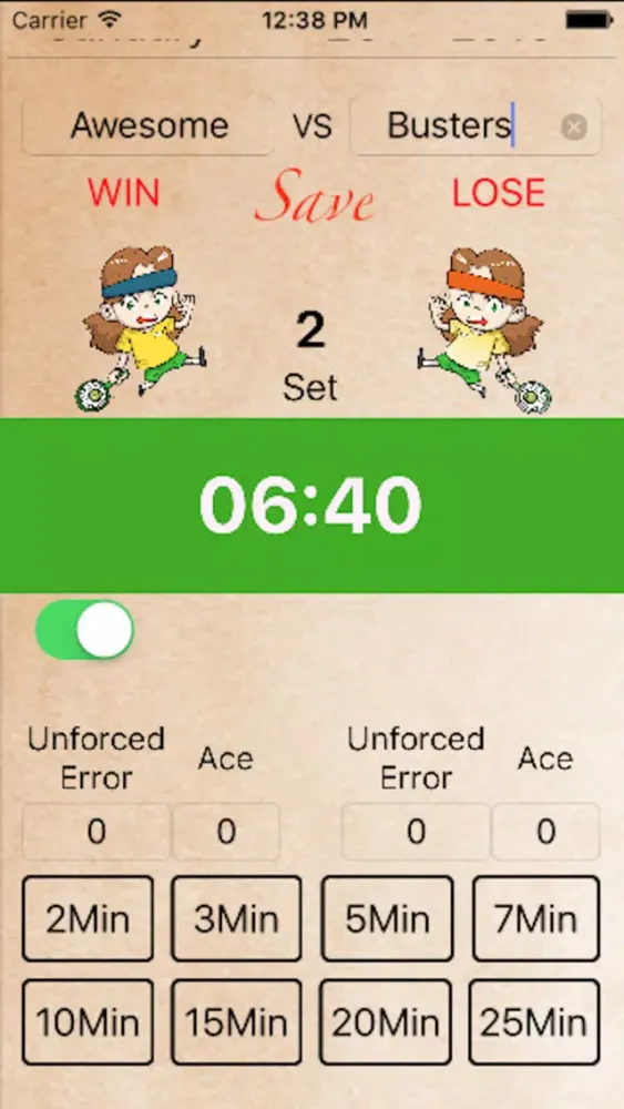Zrzuty ekranu Smart Tennis