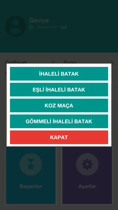 Batak - Tekli, Eşli, Koz Maça Screenshots