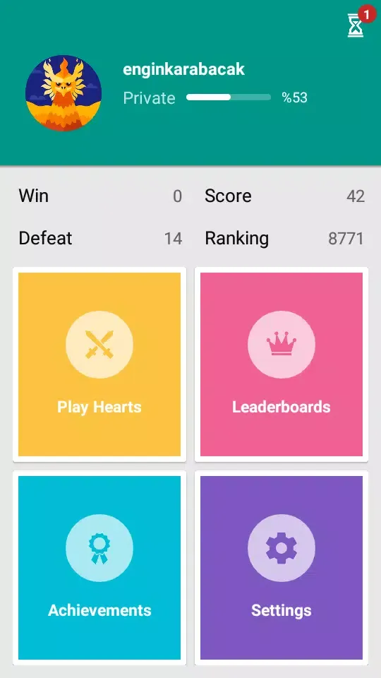 Hearts 스크린샷